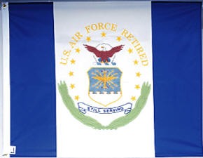 Armed Forces Retirement Flag - Air Force