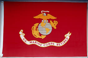 Armed Forces Retirement Flag - Marine Corps