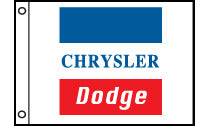 Chrysler Dodge Auto Dealer Flag