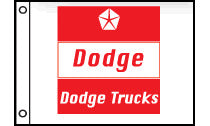 Dodge Trucks Auto Dealer Flag