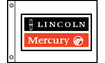 Lincoln Mercury Auto Dealer Flag